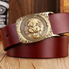 Men's Solid Brass Buckle Belt