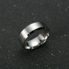 Men Titanium Black Ring