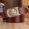 Men's Solid Brass Buckle Belt