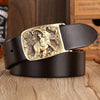 Men's Solid Brass Buckle Belt
