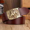 Men's Solid Brass Buckle Belt