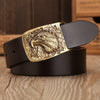Men's Solid Brass Buckle Belt