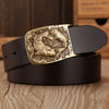 Men's Solid Brass Buckle Belt