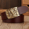 Men's Solid Brass Buckle Belt