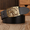 Men's Solid Brass Buckle Belt
