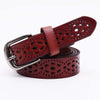 Women Fashion Wide Genuine Leather Belt