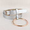 Women Big Ring Decorated Waist Belt