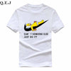 Q.E.J New Men's Letter Printing T-shirt