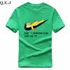 Q.E.J New Men's Letter Printing T-shirt