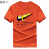 Q.E.J New Men's Letter Printing T-shirt