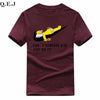 Q.E.J New Men's Letter Printing T-shirt
