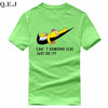 Q.E.J New Men's Letter Printing T-shirt