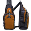 Men Bright Coloured Canvas Shoulder Bag