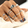Fashion Vintage Punk Midi Rings