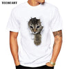 Male 3D Cute Cat T-shirts