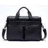 Men Cowhide Travel Shoulder Bag