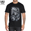 Male 3D Indians Wolf Print T-shirt