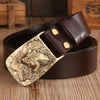 Men's Solid Brass Buckle Belt